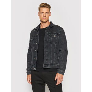 Calvin Klein pánská černá džínová bunda - L (1BY)